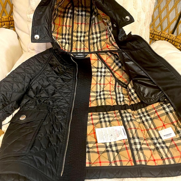 Burberry Other - Burberry boys quilted coat with hood